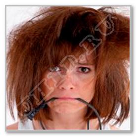 Проблема електризації волосся